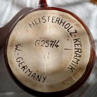 ⚜️ Винтидж голяма кана Heisterholz-keramik 1 литър ⚜️, снимка 6 - Антикварни и старинни предмети - 39727306