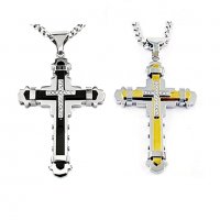 Jesus Crystal Cross / Кръстче с камъни - 2 модела, снимка 2 - Колиета, медальони, синджири - 32702345