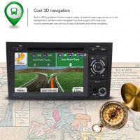 AUDI А4 S4 B6 B7 GPS 2001-2011 - 7'' Навигация андроид, снимка 10 - Аксесоари и консумативи - 29018982