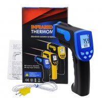 Цифров лазерен инфрачервен термометър с К тип термодвойка, снимка 10 - Други инструменти - 33332001