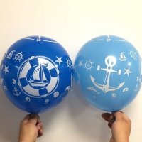 Морски котва лодка балон балони Обикновен надуваем латекс латексов парти, снимка 1 - Други - 33516949