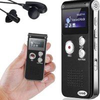 Нов 32GB Цифров Диктофон MP3 Плейър Високо Качество Гласов Запис, снимка 1 - Друга електроника - 43502824