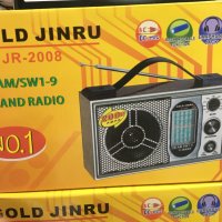 Многолентово радио GOLD JINRU JR - 2008 FM,TV, MW, SW, снимка 6 - Други - 39385497