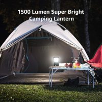 Lepro LED къмпинг лампа 1500 Lumen НОВА, снимка 7 - Къмпинг осветление - 44011258