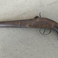 Стар кремъчен пистолет#3, снимка 5 - Антикварни и старинни предмети - 40758134