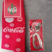 Coca-cola Set - Чорапи, метална кутия, ключодържател , снимка 1 - Колекции - 43365338