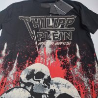 Тениска Philipp Plein С размер, снимка 2 - Тениски - 31112160