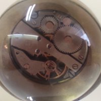 Старинен настолен часовник OXUS – 17 рубина, снимка 7 - Антикварни и старинни предмети - 43656372