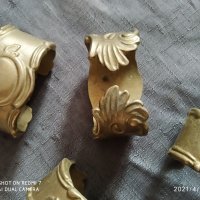 пет бронзови салфетника, снимка 5 - Антикварни и старинни предмети - 32407093