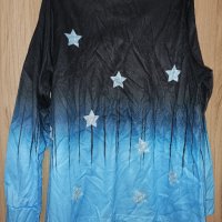 Блуза със звезди и цип, снимка 4 - Блузи с дълъг ръкав и пуловери - 43792926