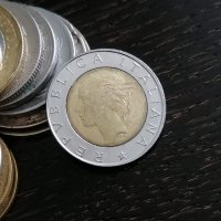 Монета - Италия - 500 лири (юбилейна: държавна полиция) | 1997г., снимка 2 - Нумизматика и бонистика - 28733943