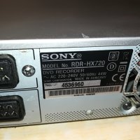 sony rdr-hx720 dvd recorder-hdd/dvd-160gb+remote, снимка 18 - Плейъри, домашно кино, прожектори - 29059256