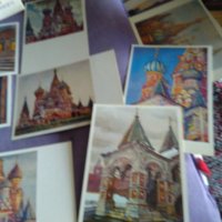Собор Свети Василий Блажени (Москва) 16 картички в албум от Цесевич 150х105мм 1975г., снимка 10 - Колекции - 43959025