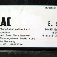 ELAC EL 60, снимка 10 - Тонколони - 44881070