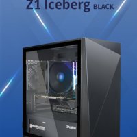 Zalman компютърна кутия Gaming Case mATX - Z1 Iceberg Black, снимка 2 - Други - 43131524