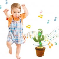 Детска играчка пеещ и танцуващ кактус със 120 песнички, функция запис и презареждаща се батерия, снимка 9 - Образователни игри - 38945771