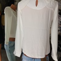 -20% УНИКАЛНО КРАСИВА бяла риза с дантела, снимка 3 - Ризи - 38790909