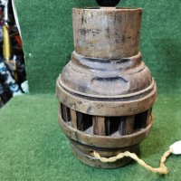 Стара нощна лампа, дърво и желязо , снимка 8 - Антикварни и старинни предмети - 39301956