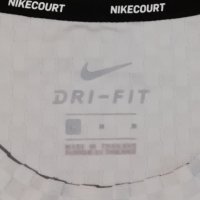 Nike DRI-FIT Court Tennis Shirt оригинална тениска M Найк спорт тенис, снимка 3 - Спортни дрехи, екипи - 32996579