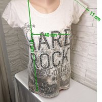 Разпродажба! Hard Rock Cafe Mallorca дамска маркова тениска ,S, снимка 5 - Тениски - 36915874
