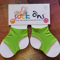 sock ons - държачи за чорапи 6-12м, снимка 1 - Бебешки чорапи - 43637784
