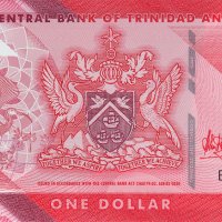 ❤️ ⭐ Тринидад и Тобаго 2020 1 долар полимер UNC нова ⭐ ❤️, снимка 2 - Нумизматика и бонистика - 37218730