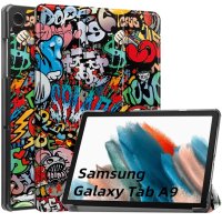 Samsung Galaxy Tab A8 10.5" / A9 8.7" / A9+ 11" / Кожен калъф смарт кейс за таблет, снимка 1 - Таблети - 35871617