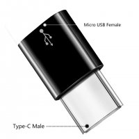 Преходник микро USB към USB TYPE C, снимка 1 - Други - 28680063