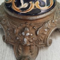 Стара газена /газова/ лампа, снимка 2 - Антикварни и старинни предмети - 43928057