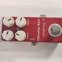 Mosky Crunch Red Distortion Guitar Pedal True Bypass - Драйв педал за ел китара /КАТО НОВ/, снимка 3 - Китари - 38002768