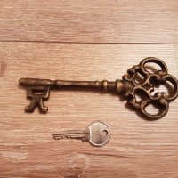 Голям чугунен ключ., снимка 3 - Антикварни и старинни предмети - 27771133