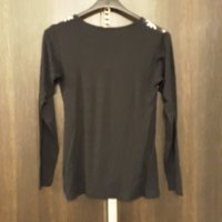 Тениска с дълъг ръкав памук с еластан, с Мерлин Монро в  USA вариант , изчистен гръб в черно., снимка 8 - Тениски - 37446674
