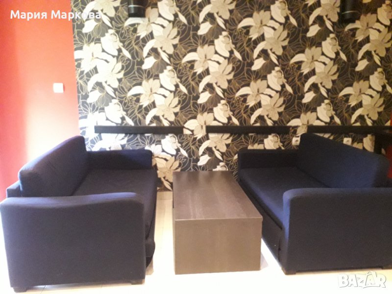 КОМПЛЕКТ Сепаре - 2 бр. Дивани и Масичка, снимка 1