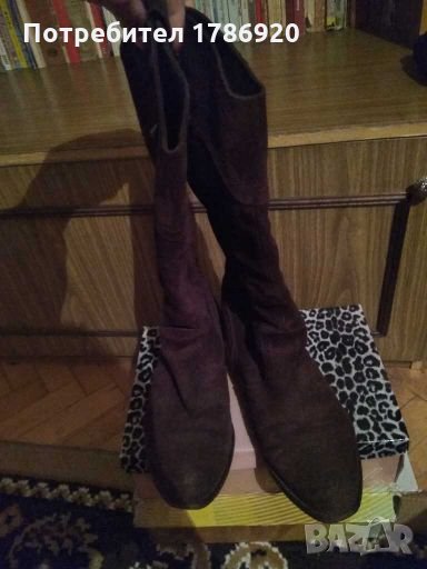 Ботуши естествен велур, снимка 1
