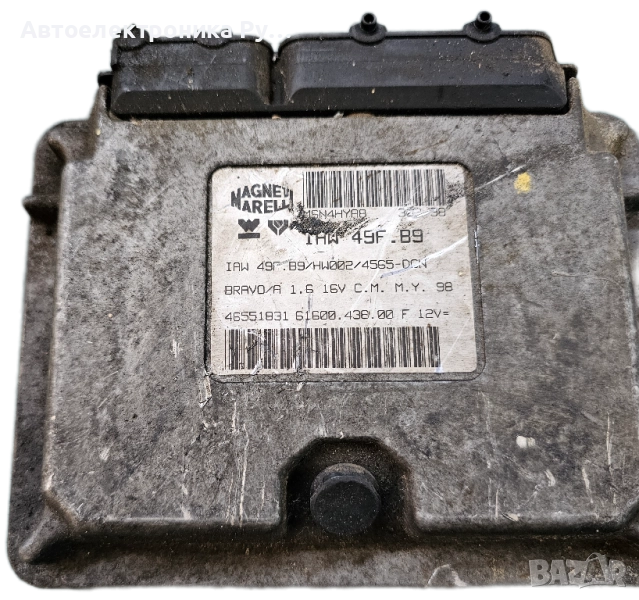 компютър FIAT BRAVO BRAVA 1.6 ,IAW49FB9, IAW49F.B9, IAW 49F.B9/HW002/4565-DCN ,46551831 ,6160043800, снимка 1