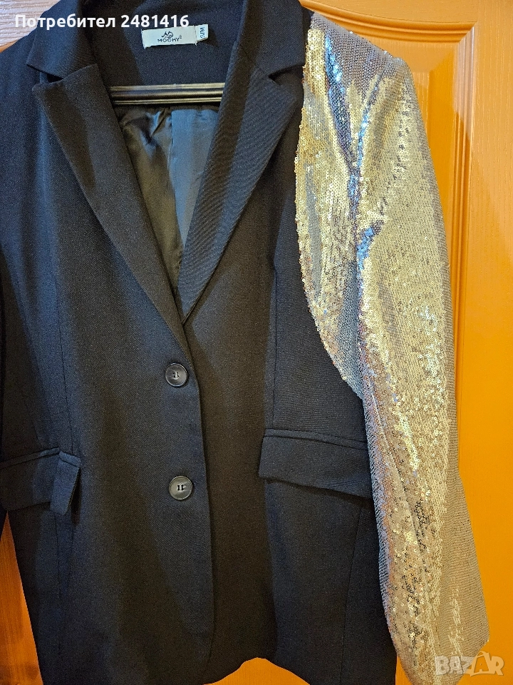 Дамско сако с паети , снимка 1