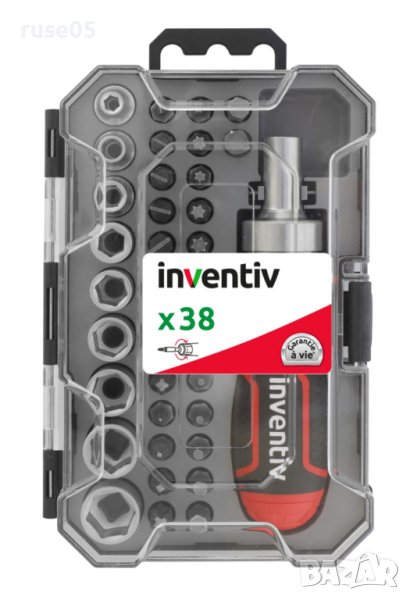 Отвертка "INVENTIV - 38 бр." комплект нова, снимка 1