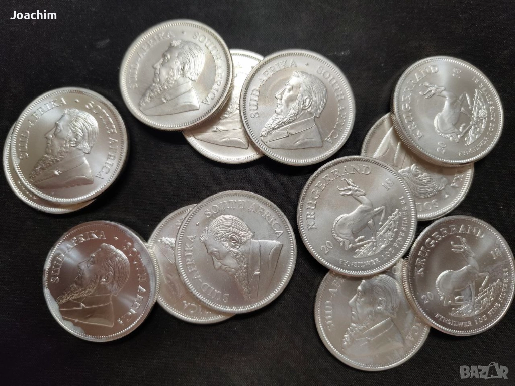 Сребърни монети 1 унция, снимка 1