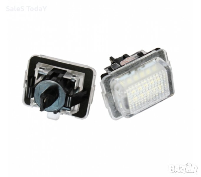 LED плафони за регистрационен номер за Mercedes-Benz C-Class / S-Class / E-Class / CL-Class, снимка 1