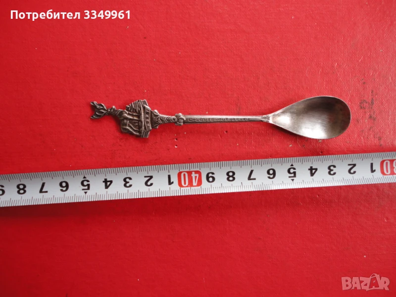 Колекционерска посребрена лъжичка 5, снимка 1