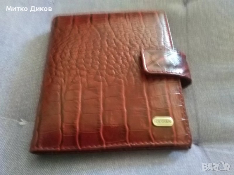 Desisan нов портфейл  визитник естествена кожа 126х113мм 40 прегради , снимка 1