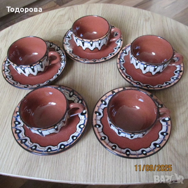 чаши за кафе троянска керамика, снимка 1