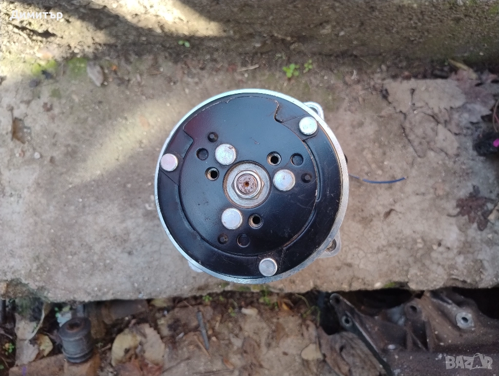 Компресор Климатик SANDEN SD5H14 За Фолксваген Пасат Б3 1.8Моно 1990г / VW Passat B3 1.8Mi 1990y, снимка 1