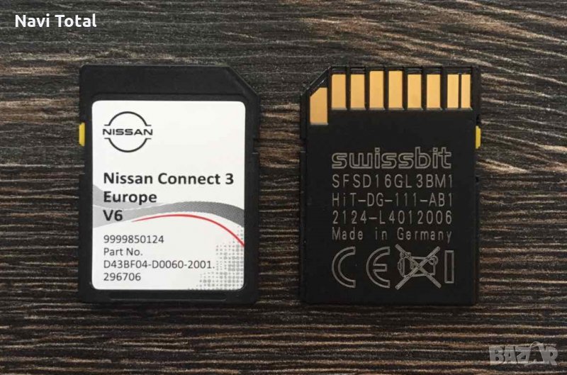 Ново 2024г NISSAN CONNECT3 V6 Навигационна SD Card сд карта Нисан, снимка 1