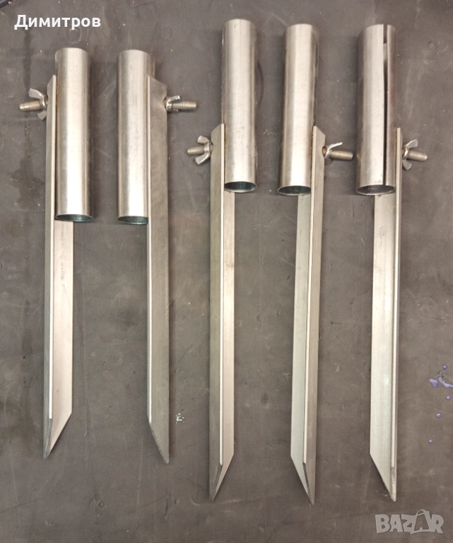 Неръждаеми стойки за въдици, снимка 1