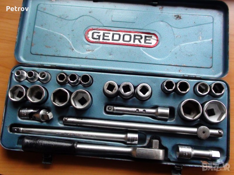 GEDORE - 1/2" PROFI ORIGINAL GEDORE Germany !!! Вложки :  8 - 32 mm !!!  Made in Germany !!!, снимка 1