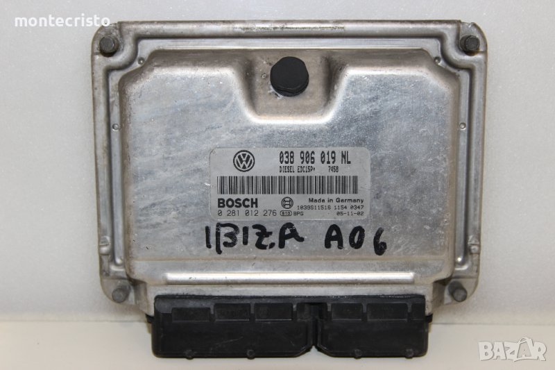 Моторен компютър ECU Seat Ibiza III / 038 906 019 NL / 038906019NL / 0 281 012 276 / 0281012276, снимка 1