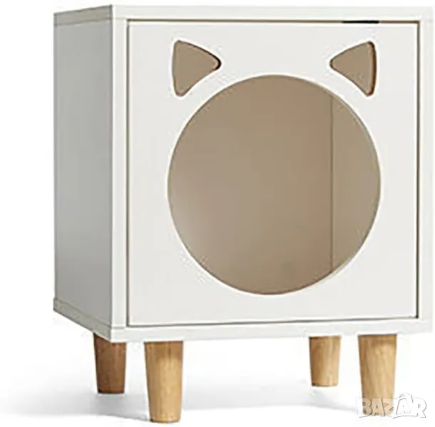 【Многофункционална къща за домашни любимци】Тази мебел за домашни любимци също е крайна масичка, нощн, снимка 1