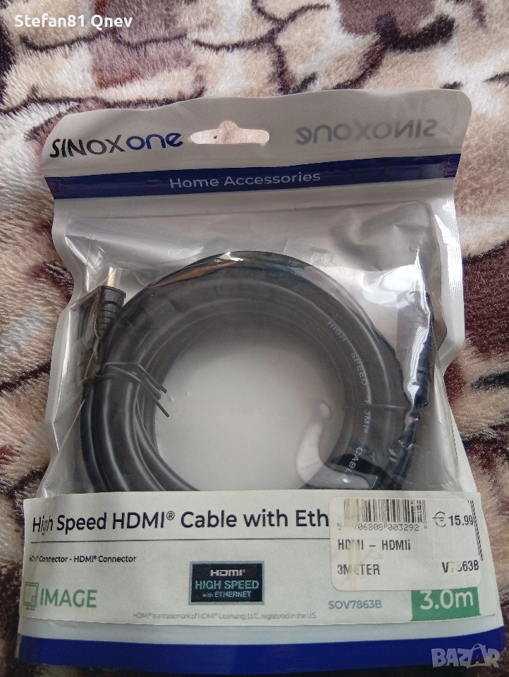 Sinox one hdmi cable, снимка 1