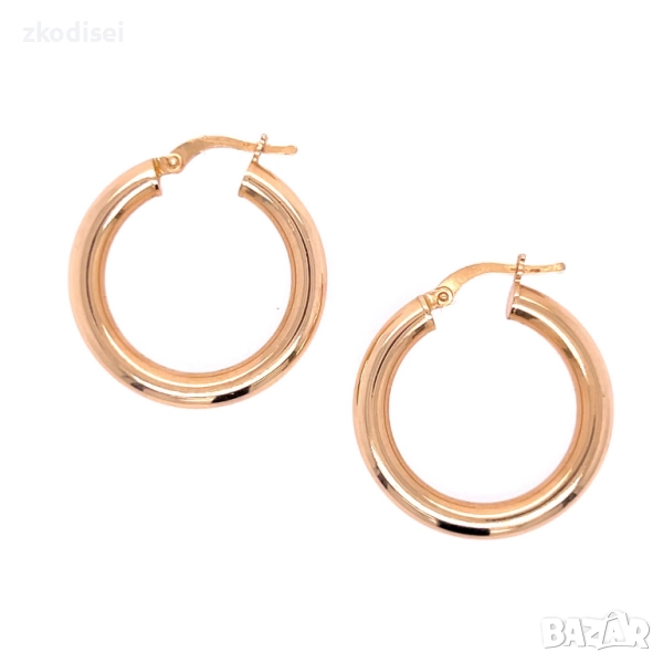 Златни обеци 3,43гр. 14кр. проба:585 модел:34454-6, снимка 1